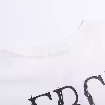 [NIHAOHAO] Out-of-body darkness design worm short sleeve T-shirt NH0103