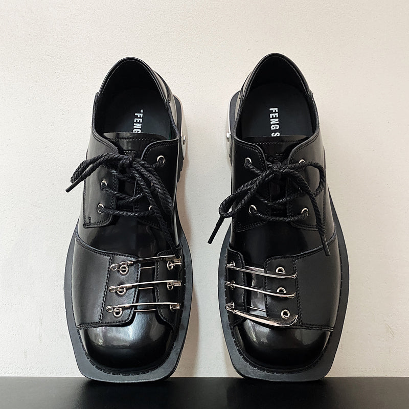 【8/14新作】Pinned subcultural design art rock shoes  HL2944