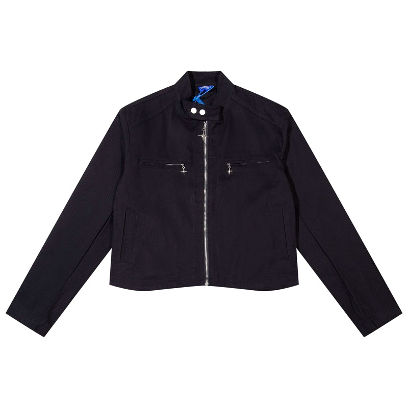 【TR BRUSHSHIFT】Short sleeve tuck design regular jacket  TB0027