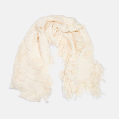 【WORLD WIDE】Fur braid design grunge style muffler  WI0003