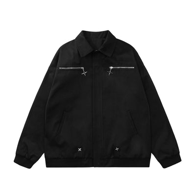 [Take off] Regular silhouette street mode simple jacket TO0023