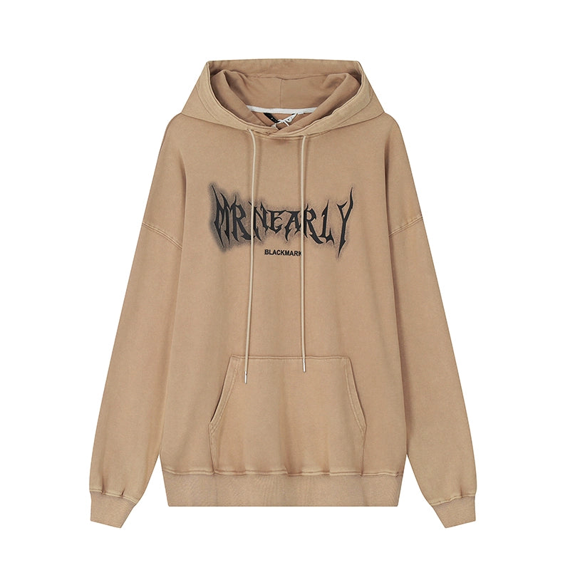 [MR nearly] Subculture initial dull base color Adelaide hoodie MR0057