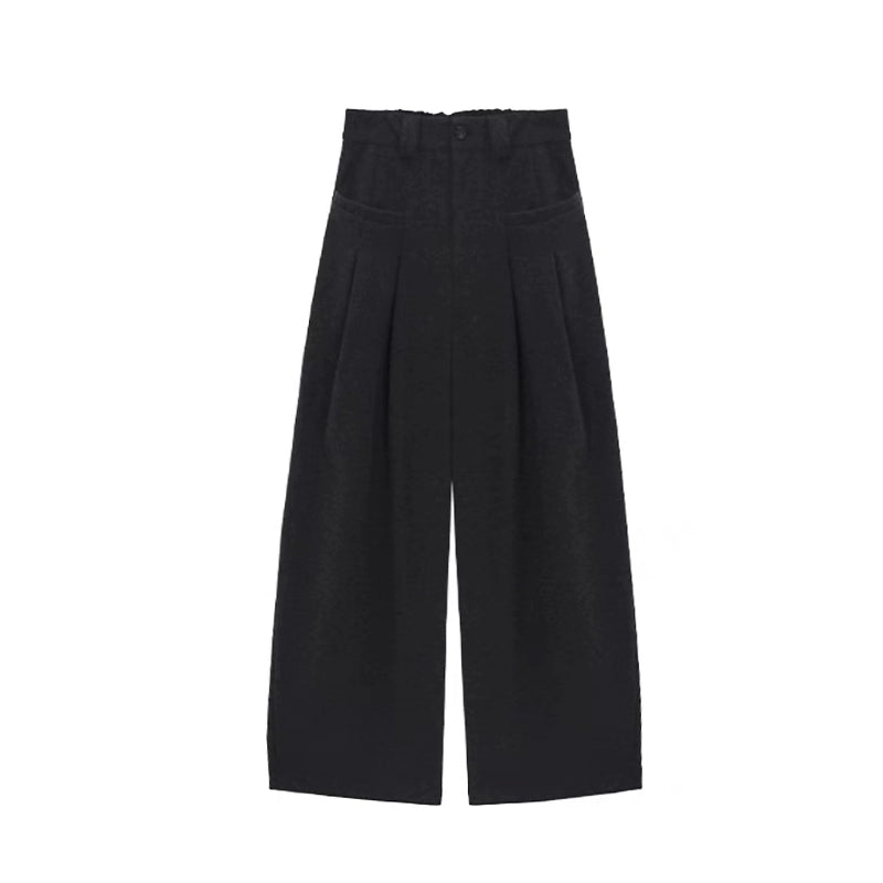 [GRNL] Balloon silhouette blacking simple design slacks pants GN0011