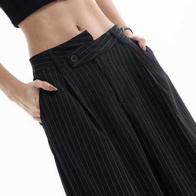 [Ken studio]Sharp Lines Neat Wide Straight Pants KS0002