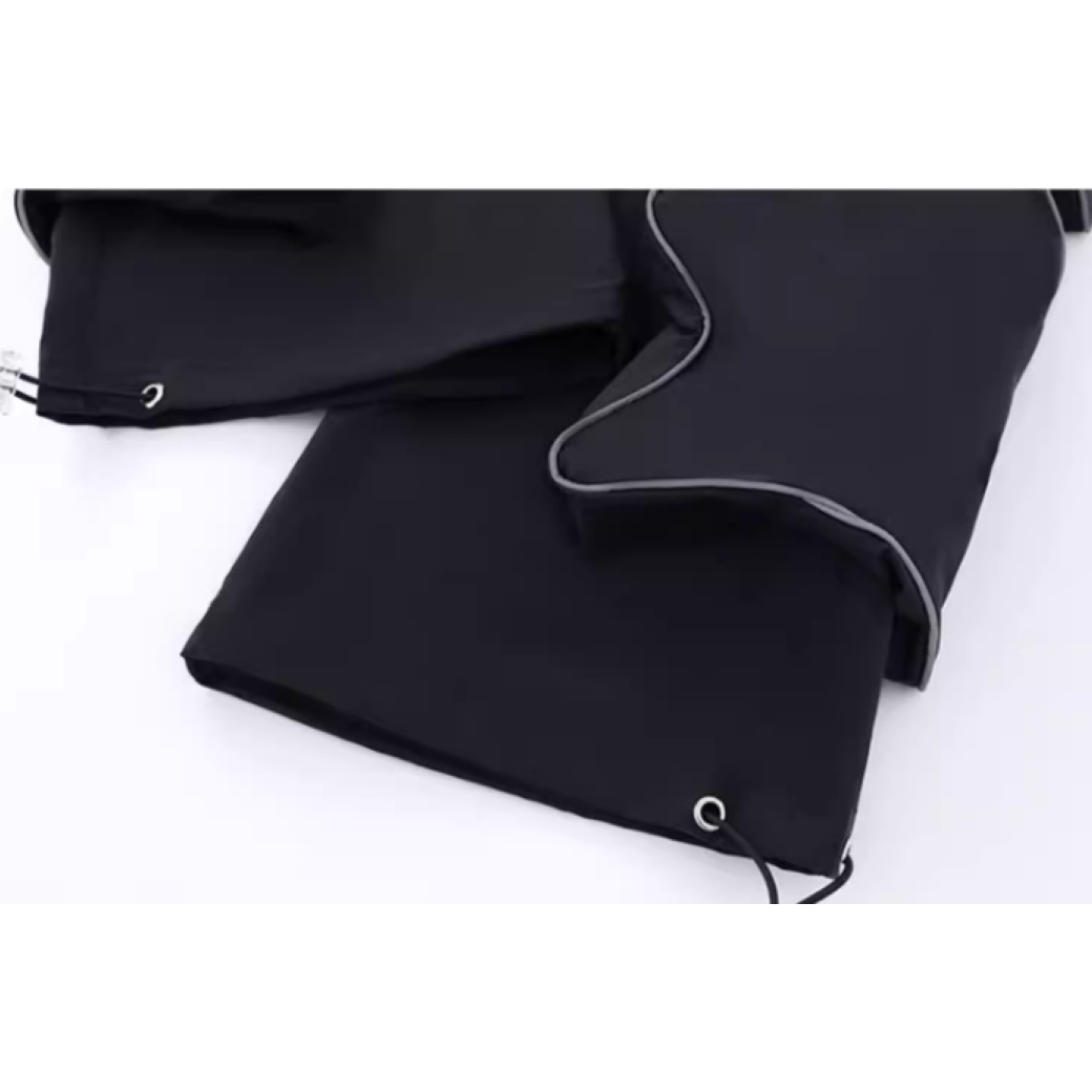 TR BRUSHSHIFT] Star reflection 3D patch pocket casual pants