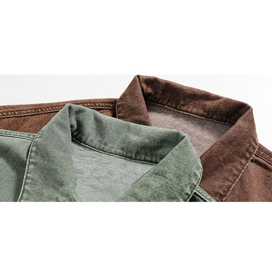 【Universal Gravity Museum】Retro loose gradation denim jacket  UG0023
