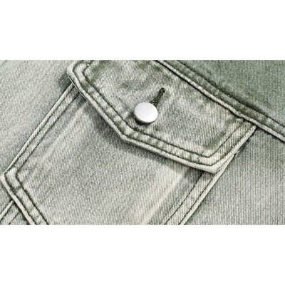 【Universal Gravity Museum】Retro loose gradation denim jacket  UG0023