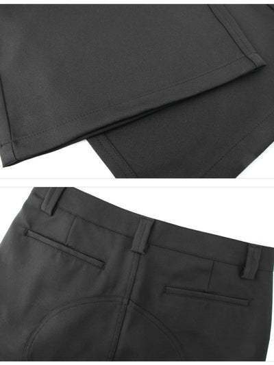 【CUIBUJU】Pleated design loose pocket wide leg pants  CB0015