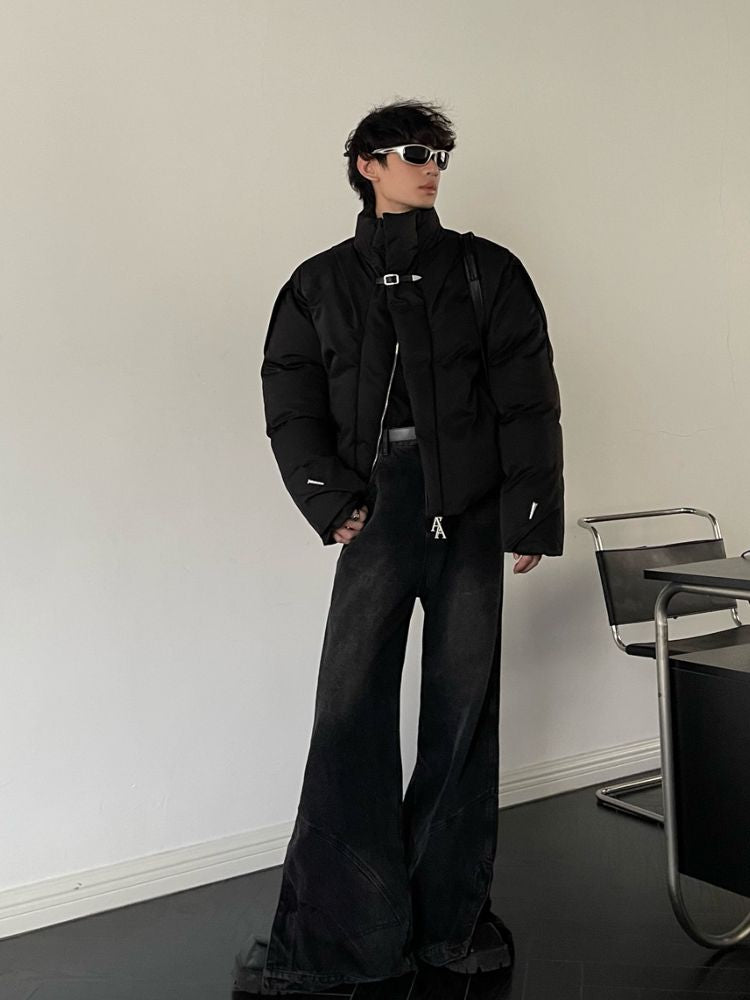 【MARTHENAUT】High end design loose straight casual denim jeans  MH0003