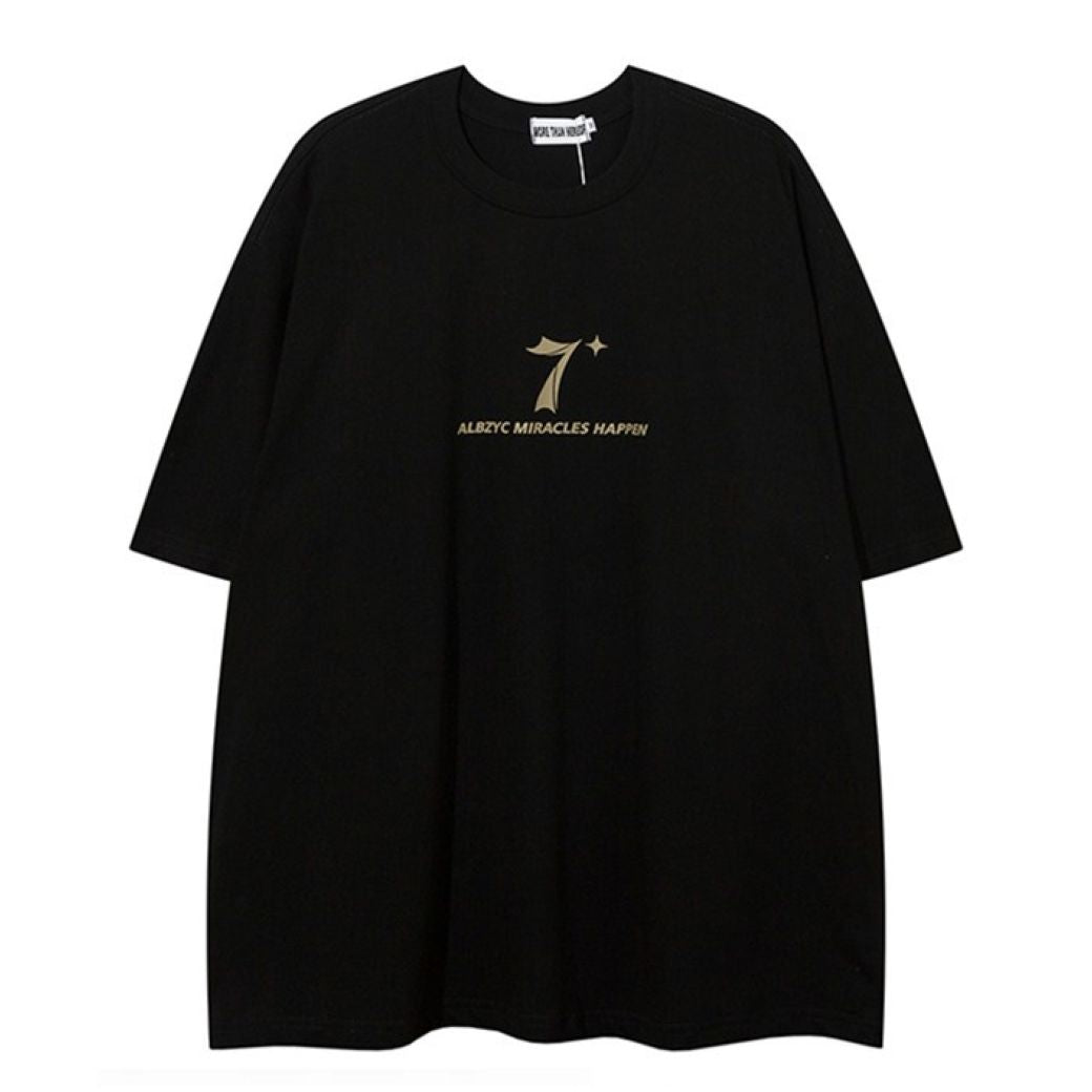 【VEG Dream】Retro design letter print short-sleeved T-shirt VD0169
