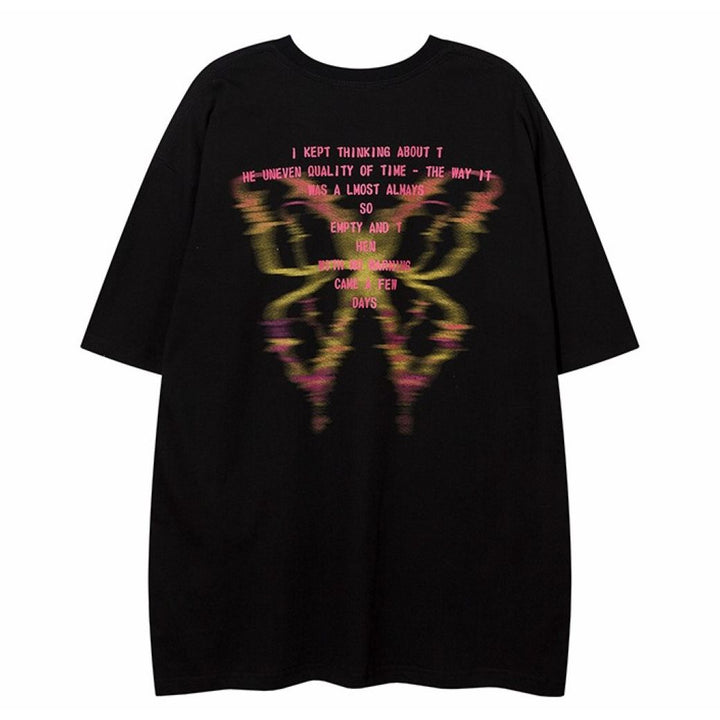 VEG Dream】Butterfly print short-sleeved T-shirt VD0171 – HI