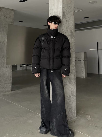 【MARTHENAUT】High end design loose straight casual denim jeans  MH0003
