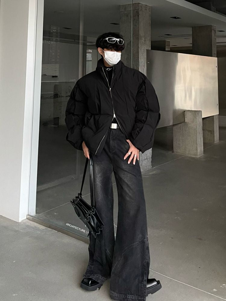 【MARTHENAUT】High end design loose straight casual denim jeans  MH0003