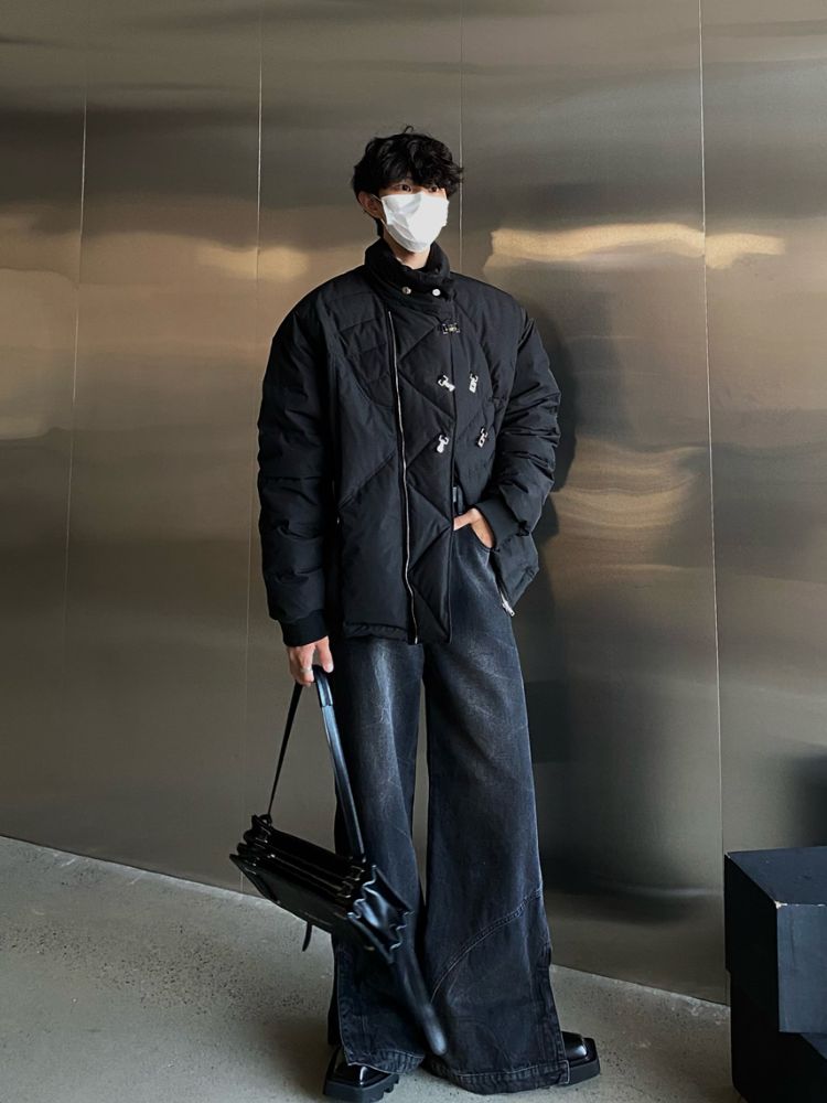 【MARTHENAUT】High end design loose straight casual denim jeans  MH0003