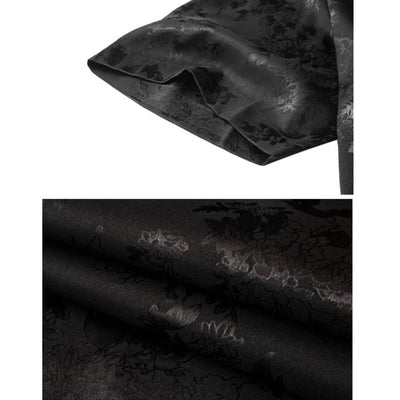 Dark pattern jacquard long sleeve shirt  HL2912