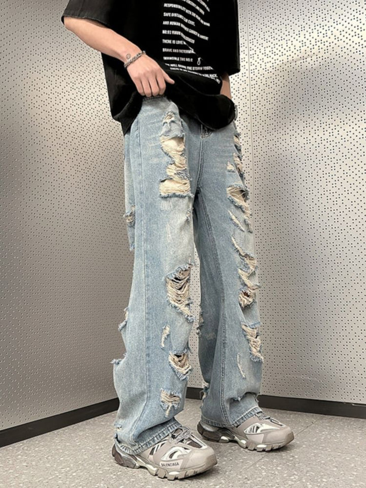 CEAROCOW] Vintage distressed denim jeans CO0002 – HI-LANDER