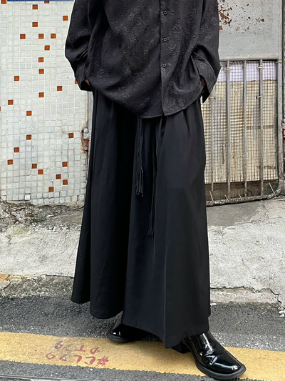 [Sleeping] Hakama design loose casual culottes SL0007