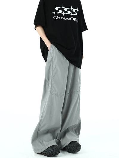 [MAXDSTR] Solid color casual loose wide pants MD0068