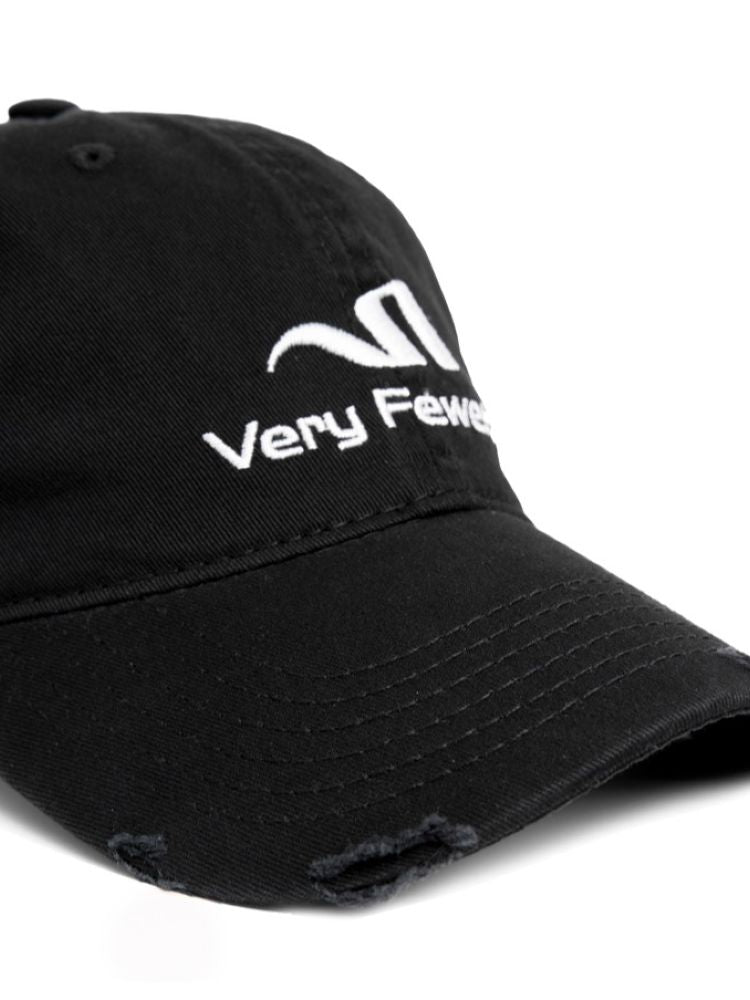 [Very Fewest] Logo embroidery damage design baseball cap VF0010