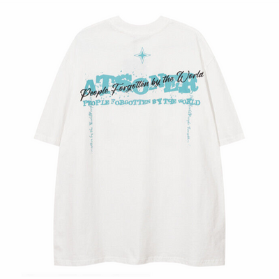 【VEG Dream】Girl print loose short-sleeved T-shirt  VD0187
