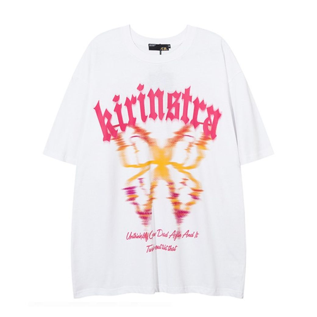 【VEG Dream】Butterfly print short-sleeved T-shirt VD0171