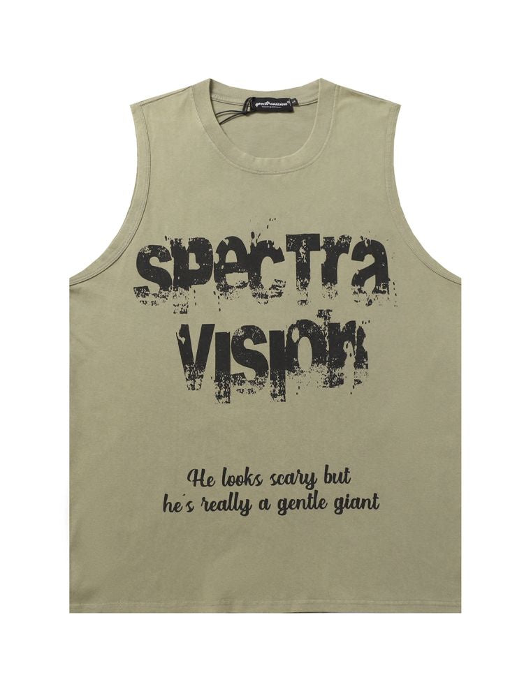 MAXDSTR] Old skull print sleeveless T-shirt MD0066 – HI-LANDER