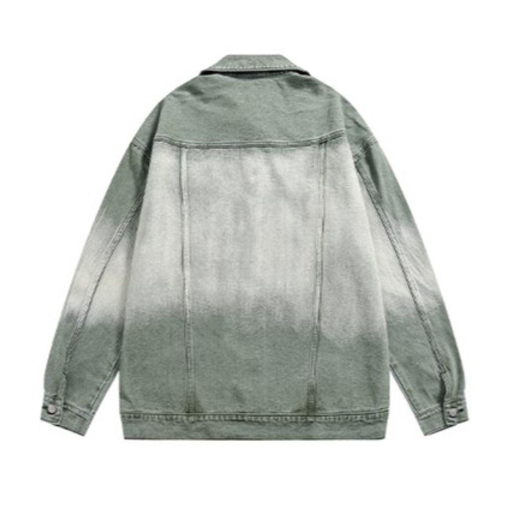【Universal Gravity Museum】Retro loose gradation denim jacket  UG0023