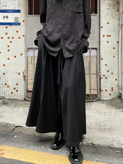 【Sleeping】Hakama design loose casual culottes  SL0007