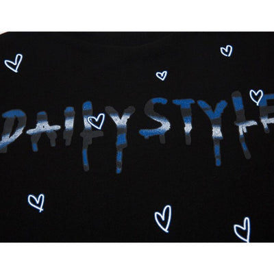 【VEG Dream】Girl print loose short sleeve T-shirt  VD0190