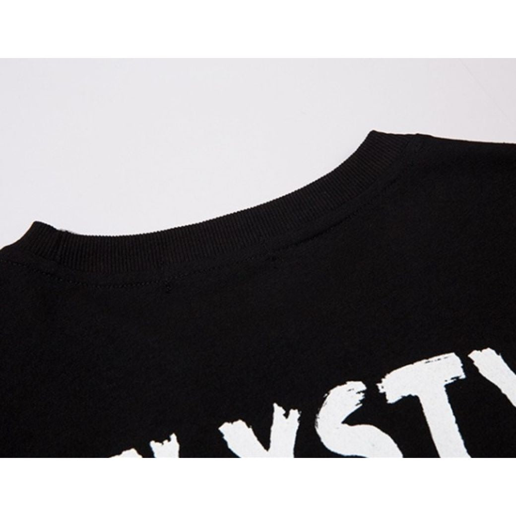 【VEG Dream】Smoking portrait print oversized short sleeve T-shirt  VD0196