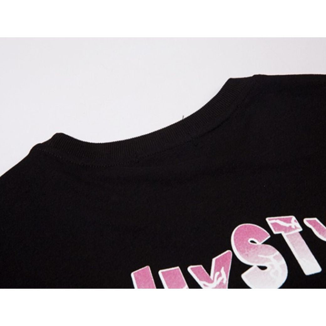 【VEG Dream】Retro girl print loose short sleeve T-shirt  VD0189