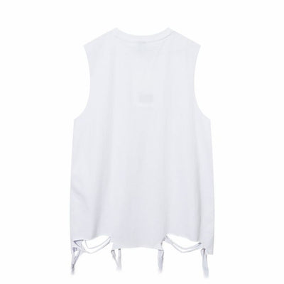 【VEG Dream】Necklace design street loose sleeveless T-shirt  VD0175