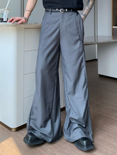 [CUIBUJU] Strap design loose wide leg pants CB0019