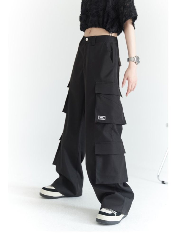 【Universal Gravity Museum】Multi-pocket casual straight pants  UG0029