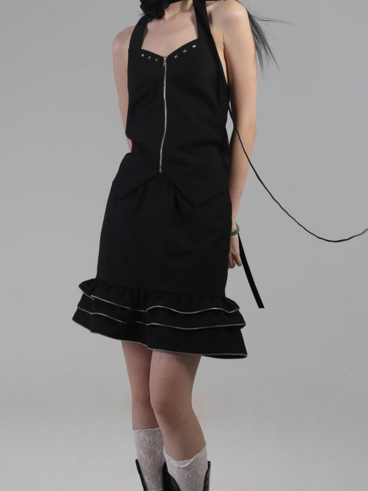 ROSETOWER】High end design frill short skirt RT0006 – HI-LANDER