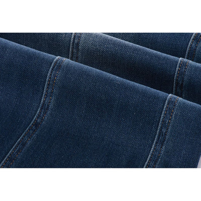 [EDX] Raw edge high waist loose wide leg jeans EX0004