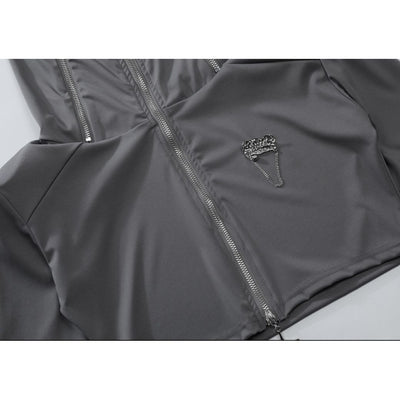 【Take off】Little devil ear hood thin short jacket  TO0015