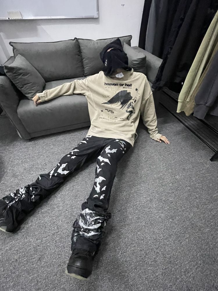 【MODERNIF】Rodin Black Blue Denim Pants Original Denim Pants – 2025 SPRING SUMMER COLELCTION