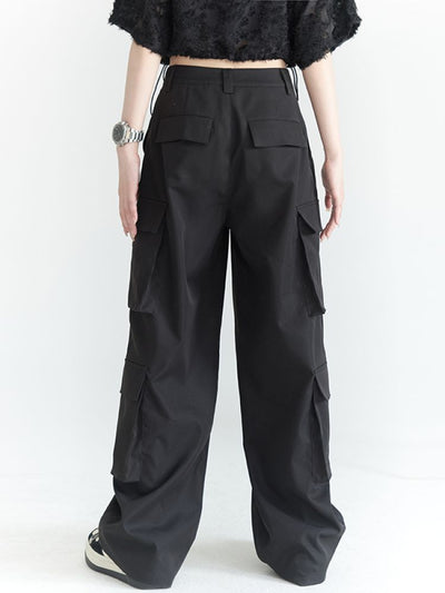 【Universal Gravity Museum】Multi-pocket casual straight pants  UG0029