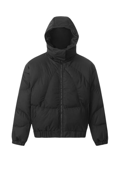 【Blacklists】Multi-wave design extra thick silhouette down jacket  BL0039