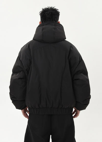 【Blacklists】Multi-wave design extra thick silhouette down jacket  BL0039