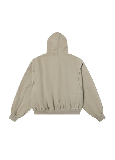 【MAXDSTR】Basic oversized full zip wide hoodie jacket  MD0196