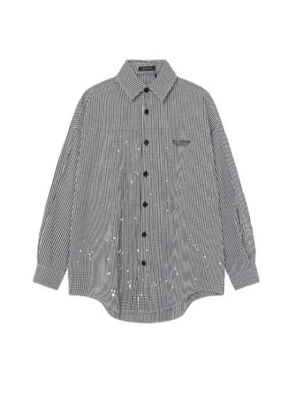 【MAXDSTR】Random paint basic style long sleeve shirt  MD0202