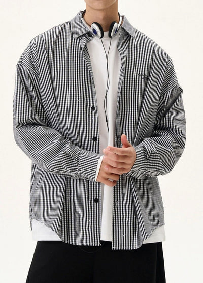 【MAXDSTR】Random paint basic style long sleeve shirt  MD0202