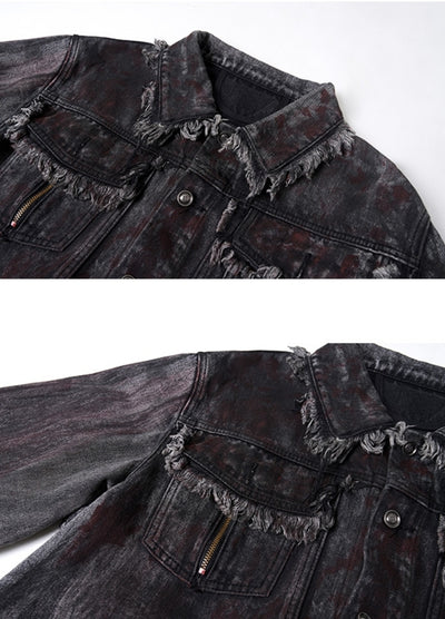 【STARTEXCEEDEND】Vintage bloody design full metal denim set up  SC0003