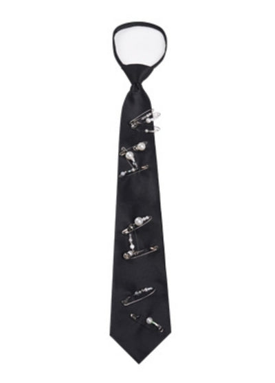 【STARTEXCEEDEND】Countless safety pin gimmick design necktie  SC0006