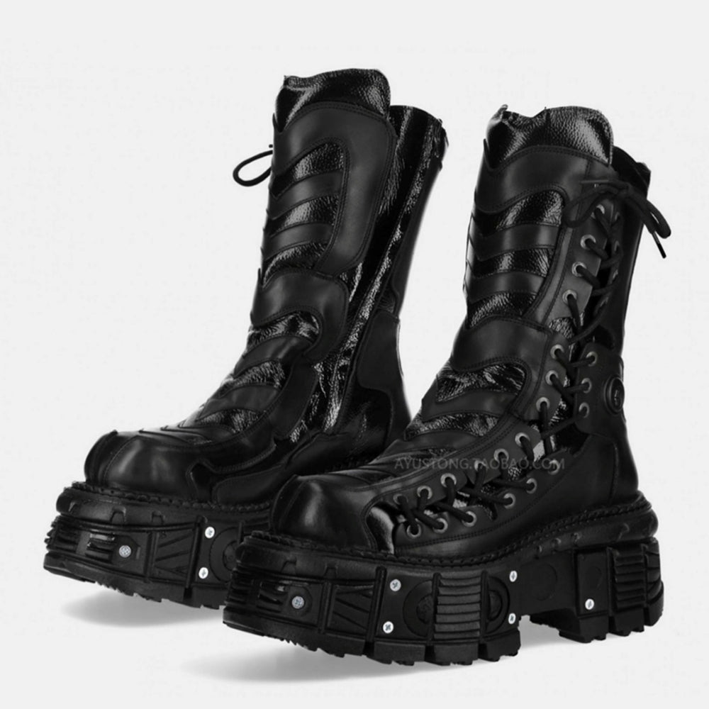 【2/3新作】High-class fashion gothic design boots  HL3121