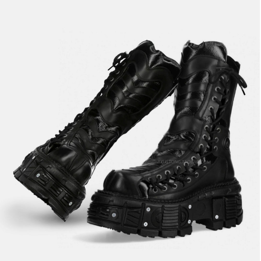 【2/3新作】High-class fashion gothic design boots  HL3121