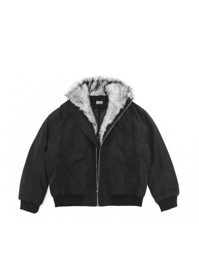 【GIBBYCNA】Inner fur design Y2K style jacket hoodie outerwear  GC0034