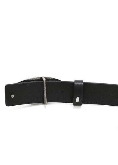 【GIBBYCNA】One point logo design sharp style belt  GC0039